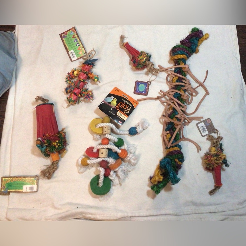 Colorful Bird Toys Set